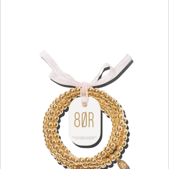 8 Other Reasons Gold Beaded Bracelets Set - Picture 2 of 2